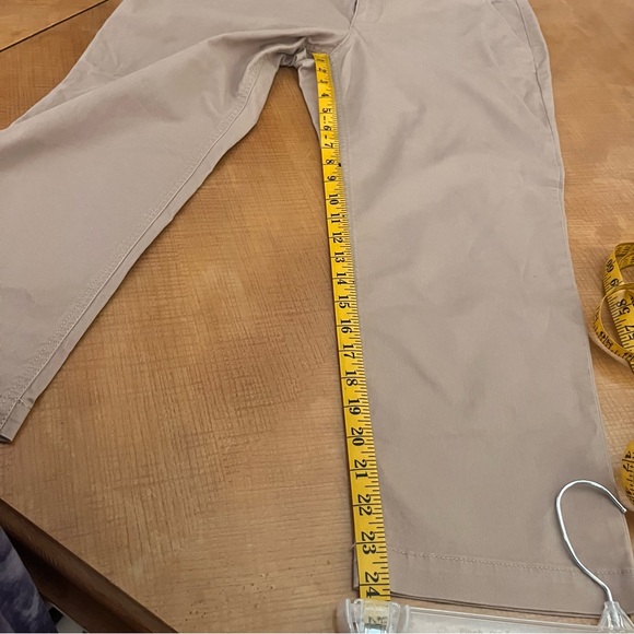 LOFT PETITE CHINO PANTS 12P KHAKI - Picture 9 of 12